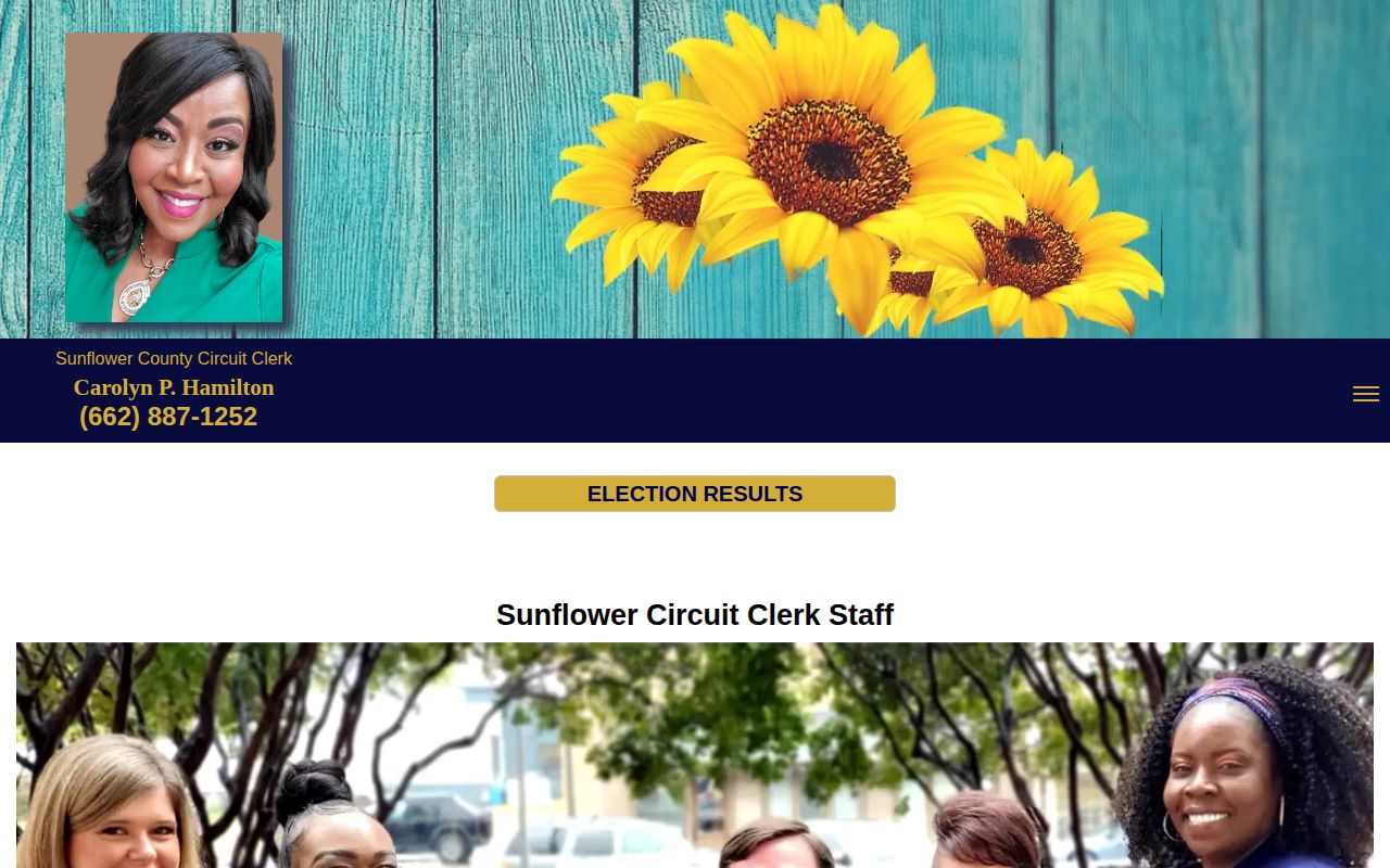 Sunflower County booking disposition Circuit Clerk record source